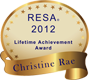 2012 RESA Lifetime Achievement Award for Christine Rae