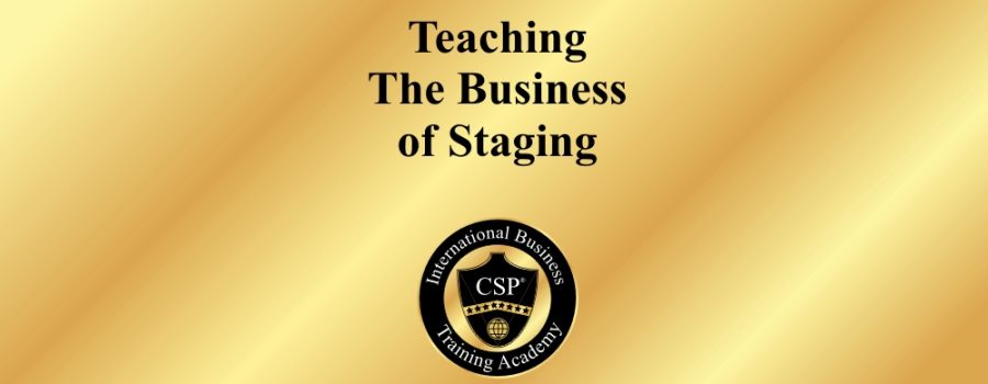 Teaching the business of staging