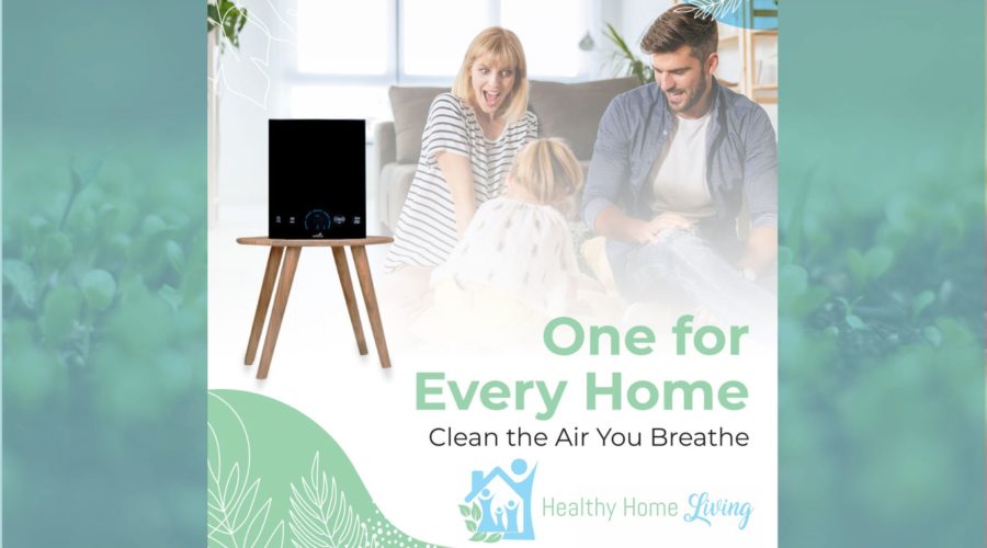 active pure air purification system with happy family