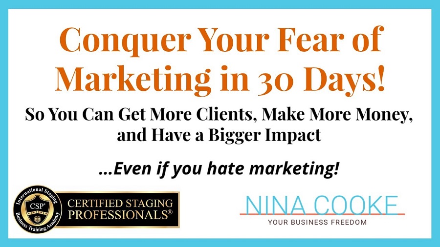 Conquer Your Fear of Marketing in 30 Days