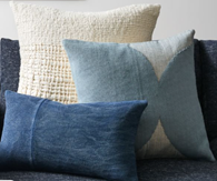 textured pillows