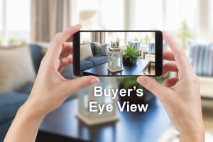 buyer's view of a staged home