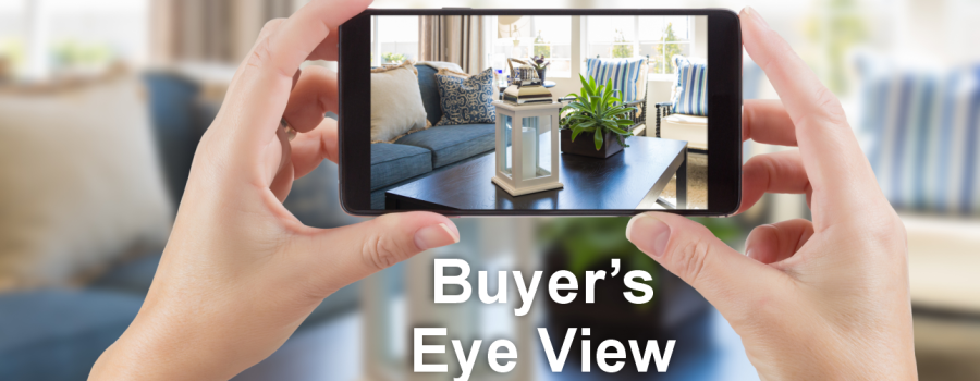 buyer's view of a staged home